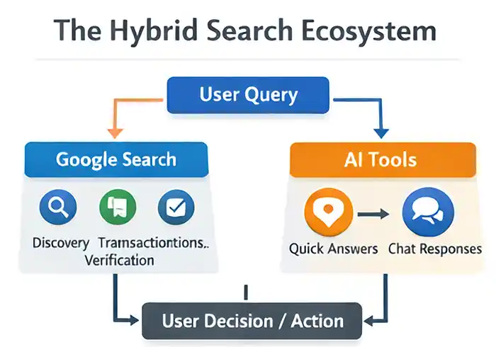 Why AI Doesn’t Replace Google
