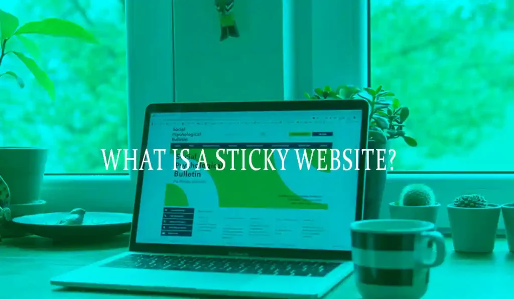 What is a sticky website?