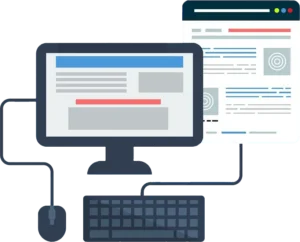 illustration website building and maintenance