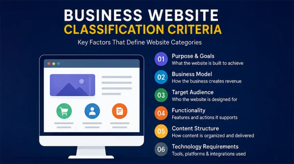 Business Website Classification Criteria: Key Factors